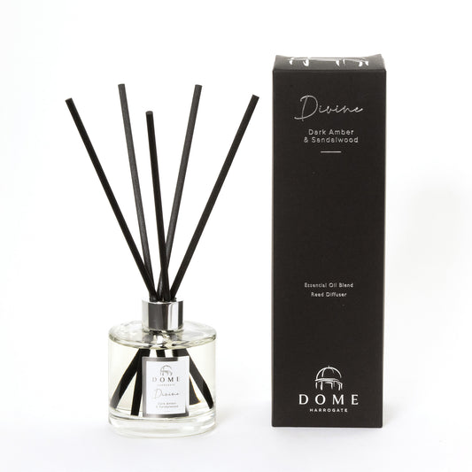 DIVINE Dark Amber & Sandalwood Reed Diffuser 200ml