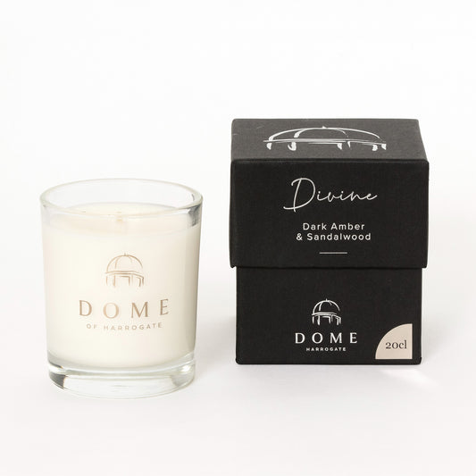 DIVINE Dark Amber & Sandalwood Mood Candle 20cl/140g