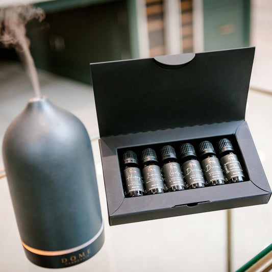 Dome Mood Pod & 6 Oil Gift Set