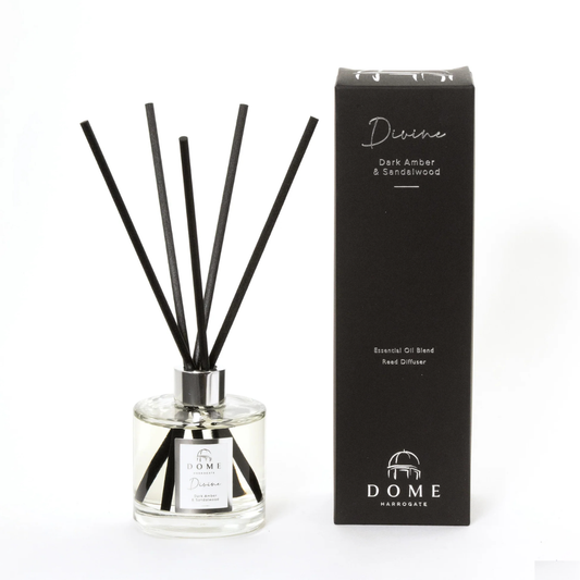 DIVINE Dark Amber & Sandalwood Reed Diffuser 200ml