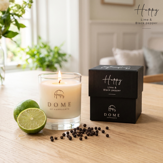 HAPPY  Lime & Black Pepper Mood Candle 30cl/220g