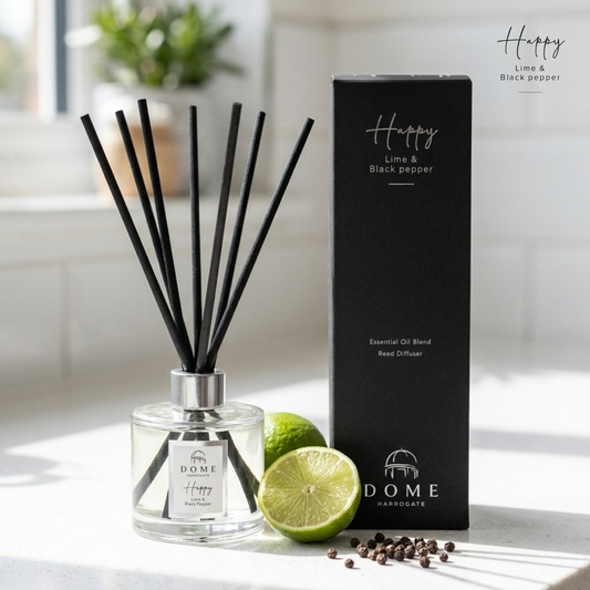 HAPPY  Lime & Black Pepper Reed Diffuser 200ml