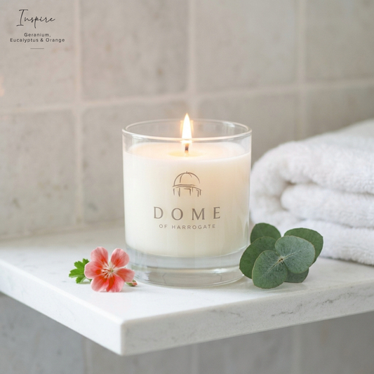 INSPIRE Geranium, Eucalyptus & Orange Mood Candle 30cl/220g
