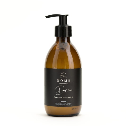 DIVINE Dark Amber & Sandalwood Hand & Body Lotion