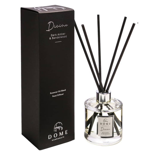 Divine - Dark Amber & Sandalwood Reed Diffuser